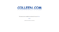 Desktop Screenshot of colleen.com