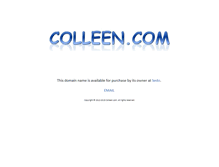 Tablet Screenshot of colleen.com